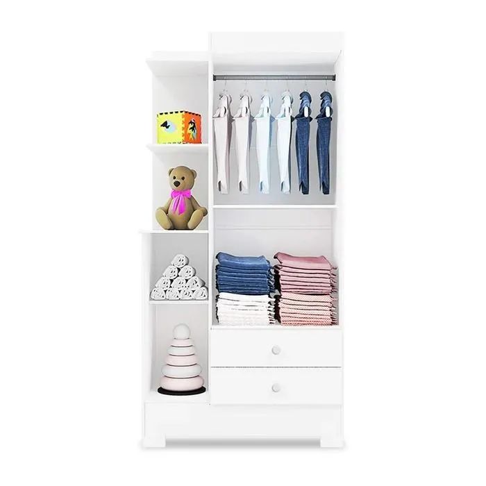 Guarda Roupa Infantil com Gavetas  - Foto 3