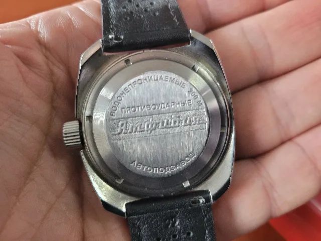 Relogio Vostok Amphibia Automático - Scuba Dude Verde (impecável