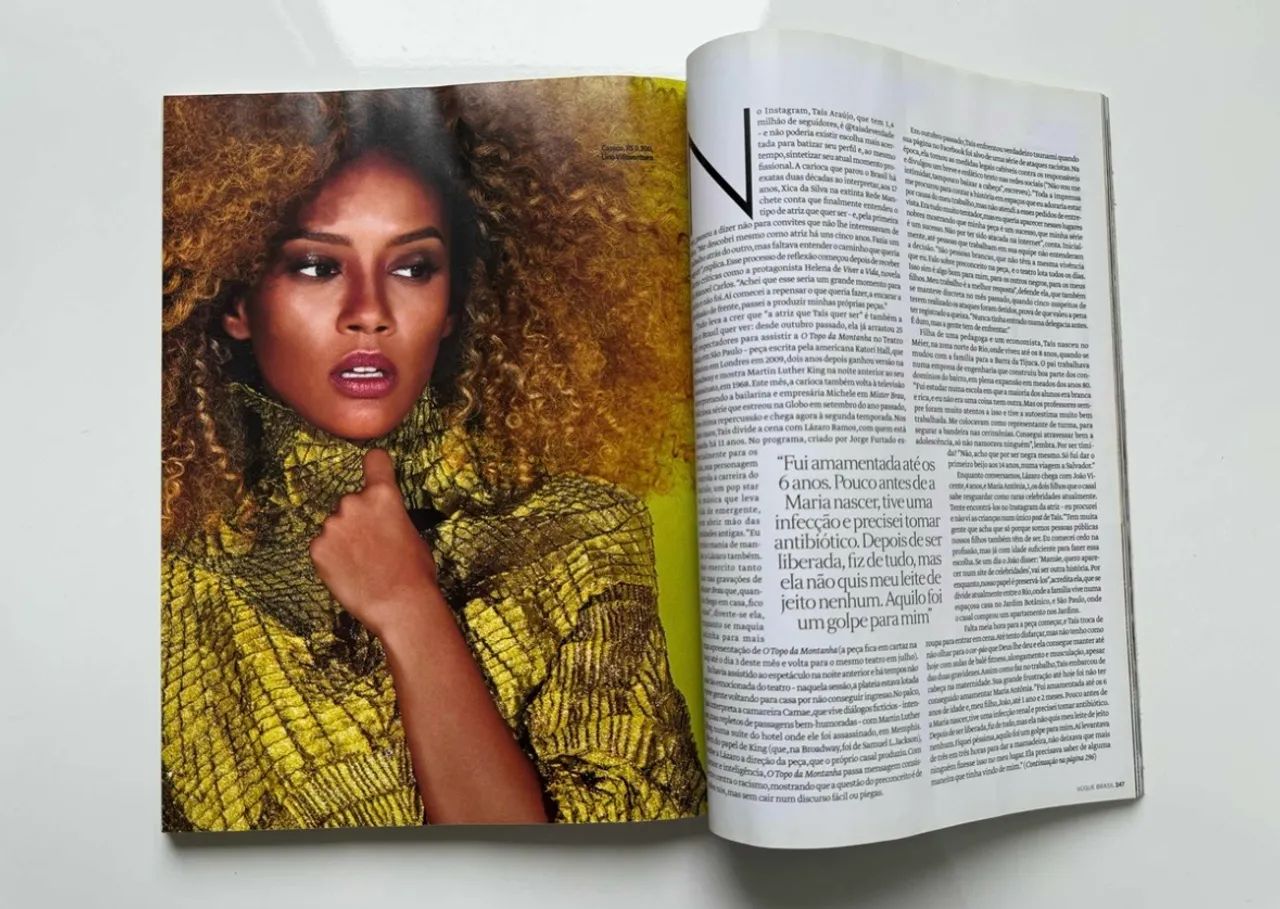 Revista Vogue Brasil Alessandra Ambrósio Abril 2016 - Foto 5