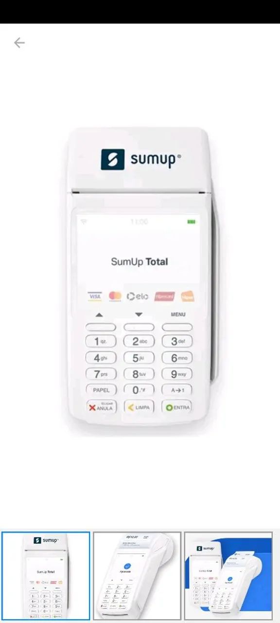 Máquina de Cartão SumUp Total