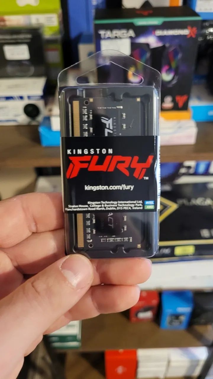 Memória Ram notebook 8GB, DDR4, nova, lacrada com garantia de 1 ano!