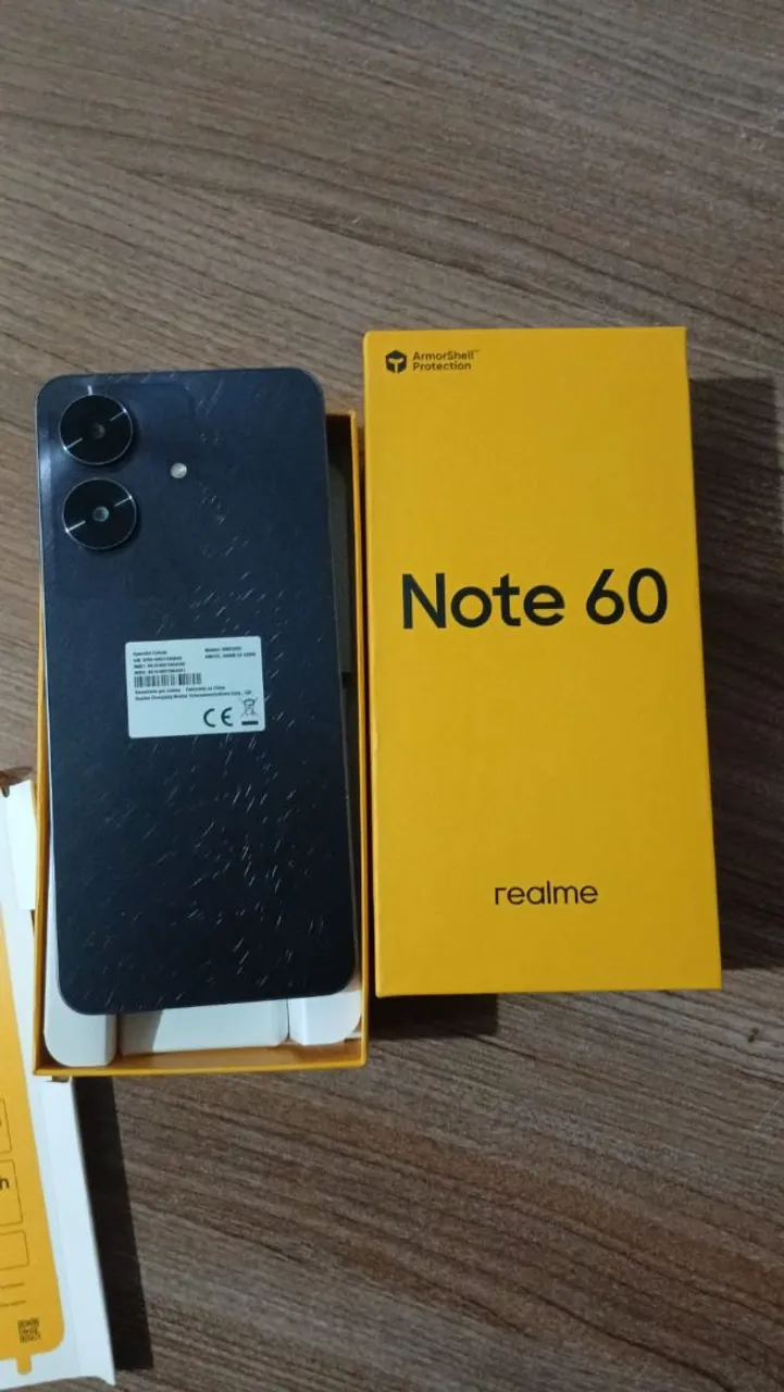Realme Note 60 - Novo na caixa