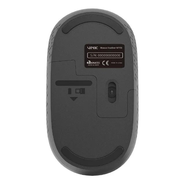 Mouse Sem Fio VF120 Preto Vinik - Foto 4