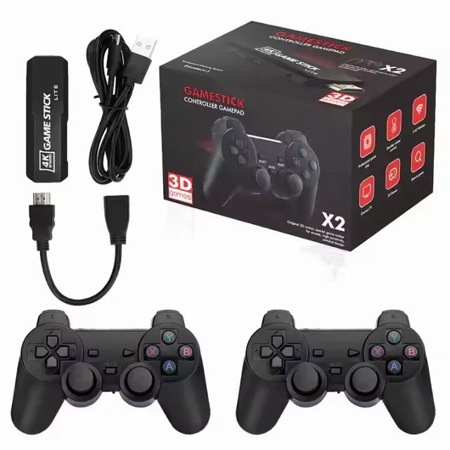 Game Stick GD10 X2 4K com Dois Controles e Entrega Hoje! - Foto 5