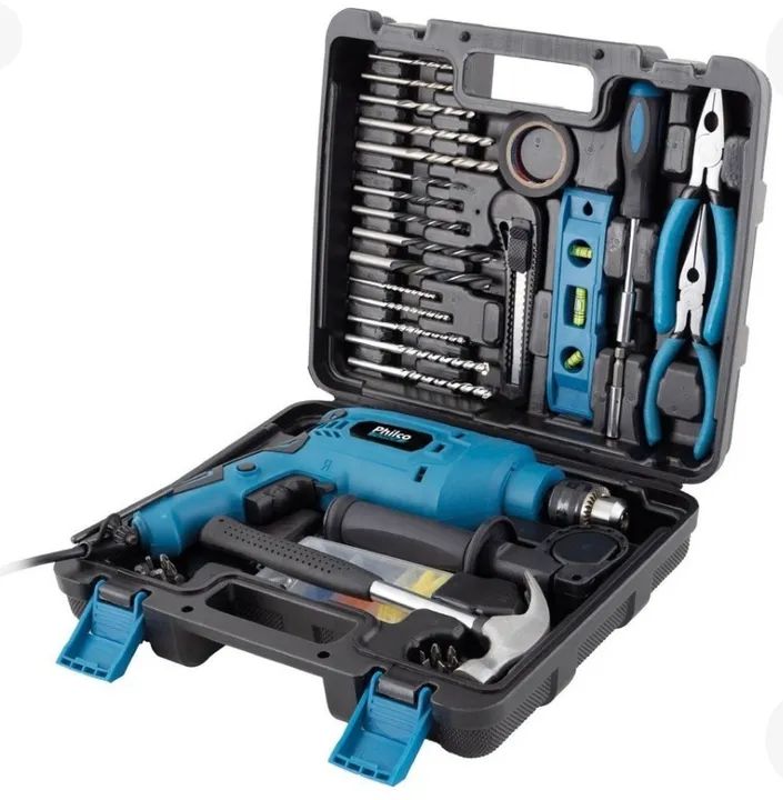 Furadeira Force Com Maleta Philco 220v Cor Azul-turquesa Frequência 60
