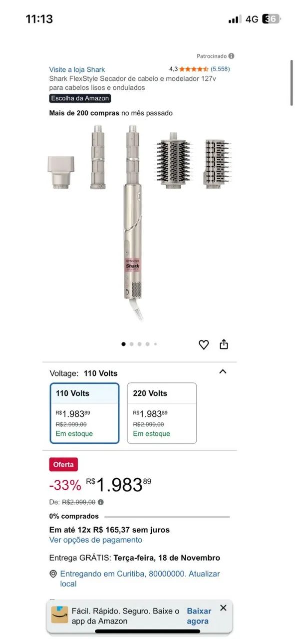 Secador Shark FlexStyle - Foto 4