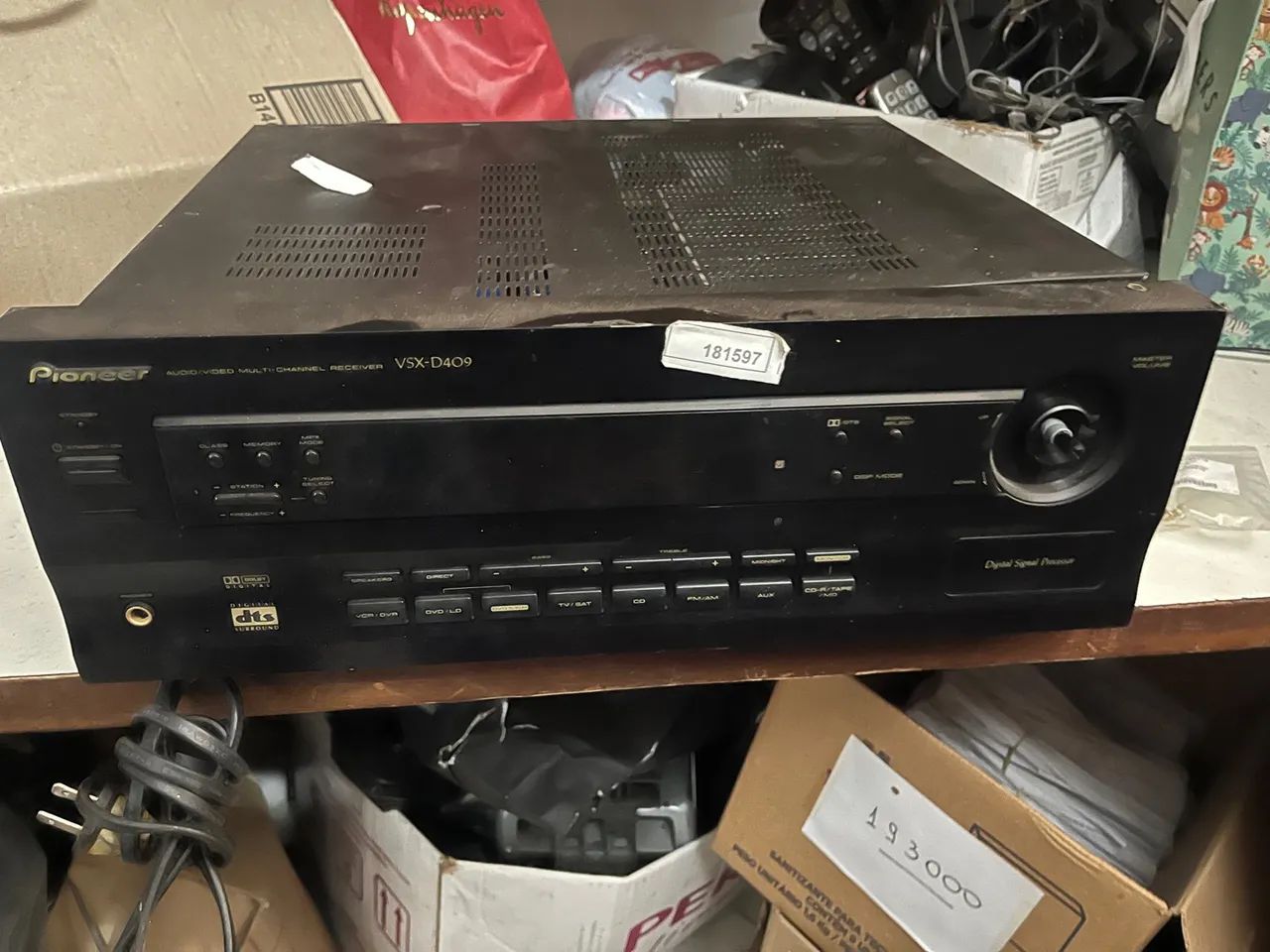 Receiver Pioneer VSX-D409 não funciona