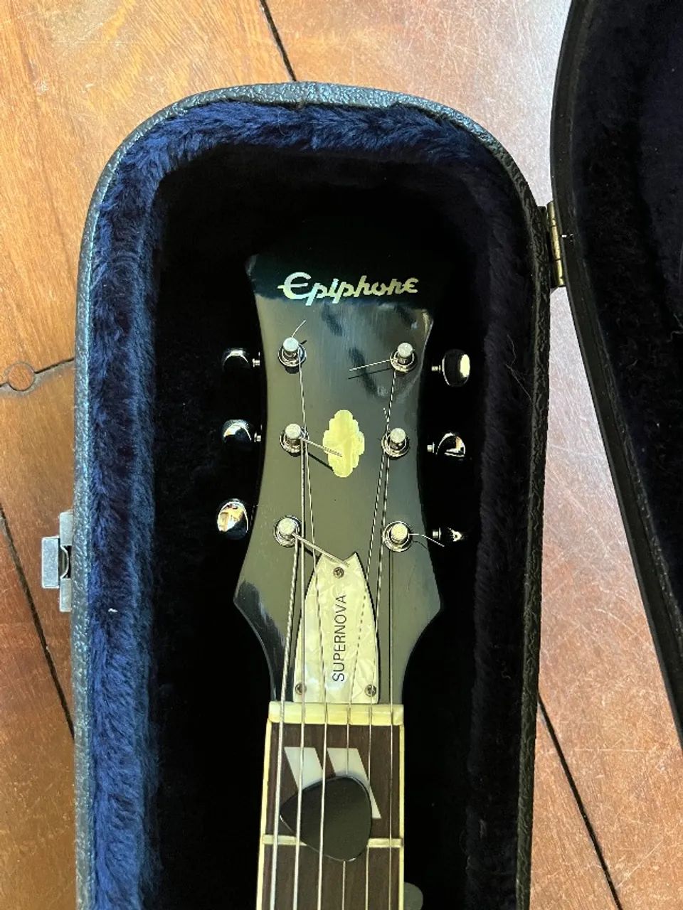 Epiphone Supernova - Guitarra Semiacústica Rara, Excelente Estado + Estojo - Foto 3