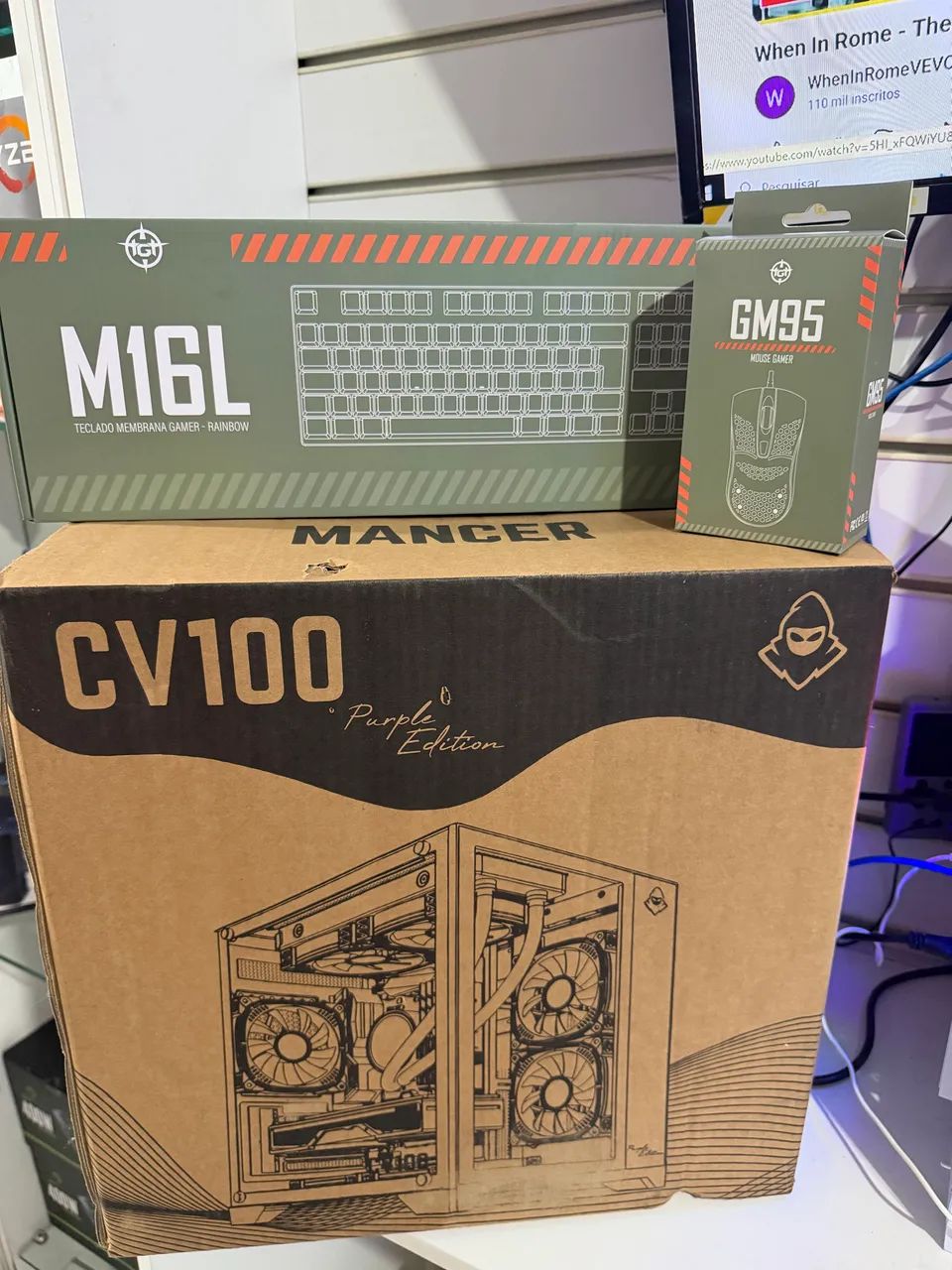 Pc Gamer BARBADA Novo, Lacrado na Caixa c/ Garantia  - Foto 3