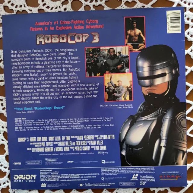 Laser Disk Robocop 3 - Foto 2