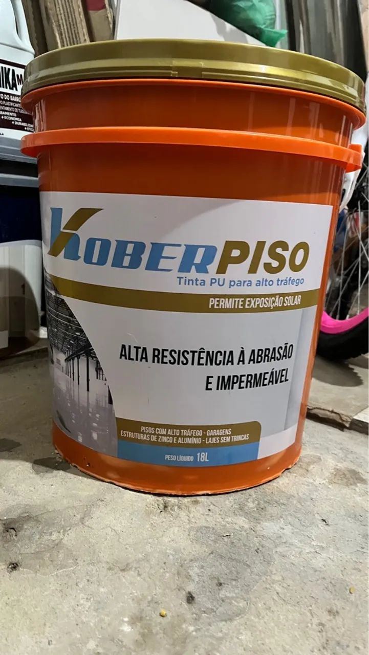 Tinta PU Kober Piso 18L - Alta Resistência e Impermeabilidade