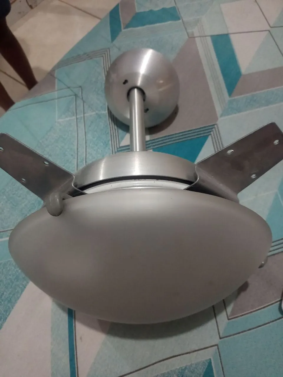 Ventilador de teto com design moderno passo cartão 