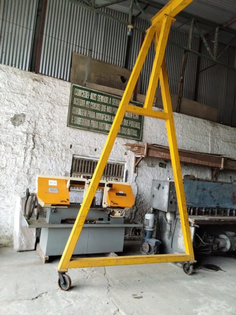 Pórtico com trole e talha Bergsteel Usada  - Foto 6