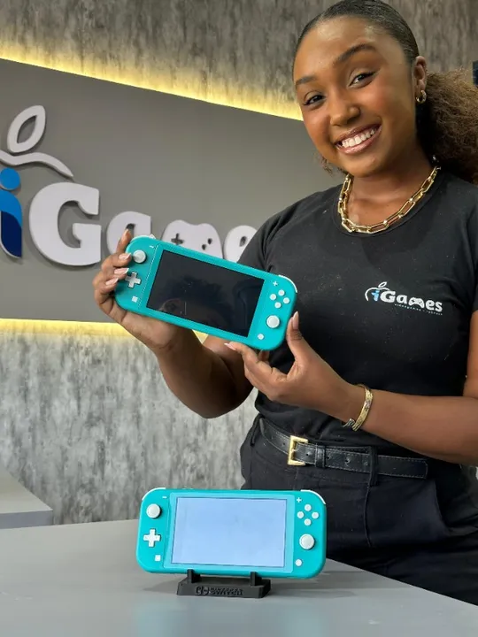 Nintendo Switch Lite Desbloqueado + Vários Jogos | Loja Física iGames - Garantia Total