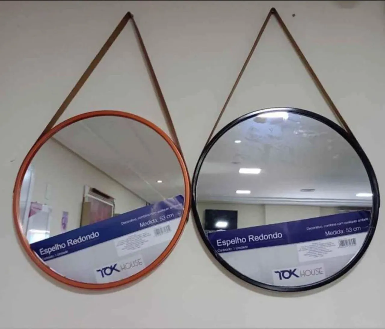 Espelhos Redondos Decorativos 53cm - Novo!