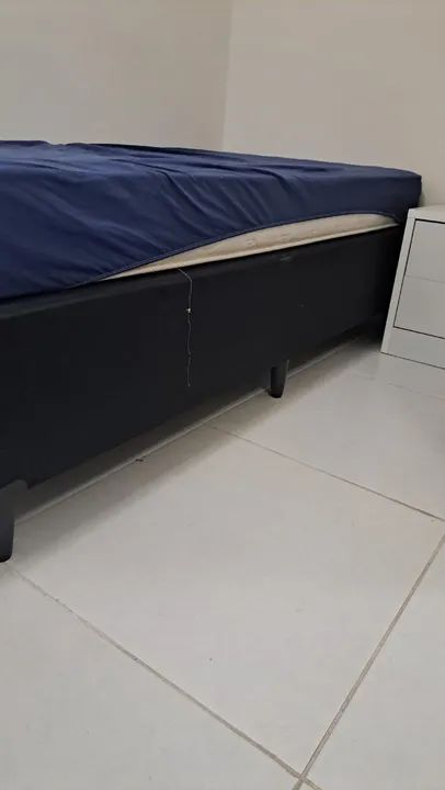 Base Cama Box  solteiro com 7 meses de uso - Foto 3