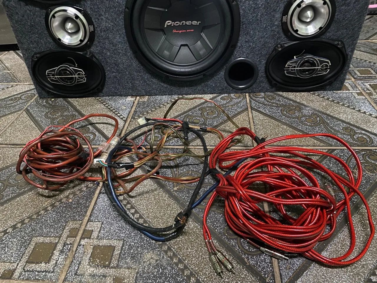 Caixa de Som Pioneer com Subwoofer - Foto 3
