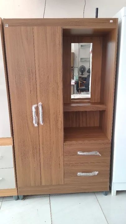 Guarda-roupa solteiro com espelho ENTREGA GRÁTIS NO MESMO DIA  - Foto 2