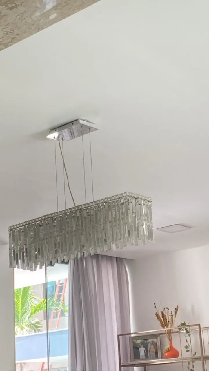 Lustre retangular 