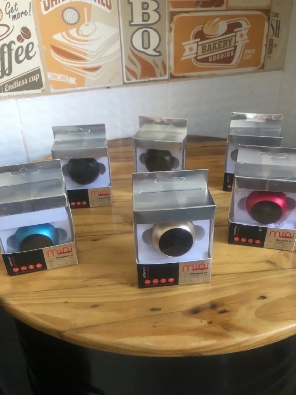 Mini Caixas de Som Bluetooth Portáteis - Diversas Cores64407621670915121
