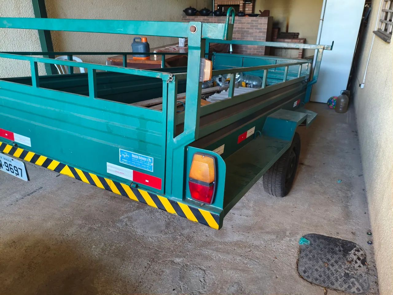 Carreta de Carga Verde - Foto 5