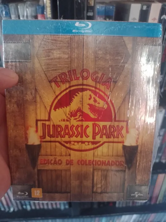 Trilogia Jurassic Park - Edição de Colecionador Blu-Ray Digipack