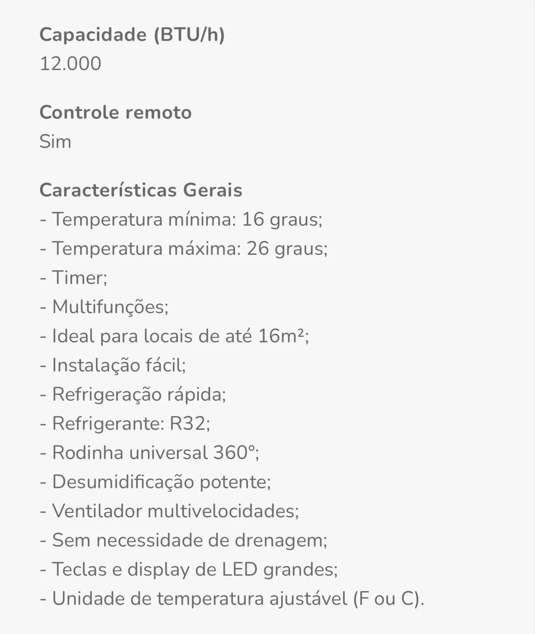 Ar condicionado portátil - Na caixa e c nota fiscal  - Foto 3