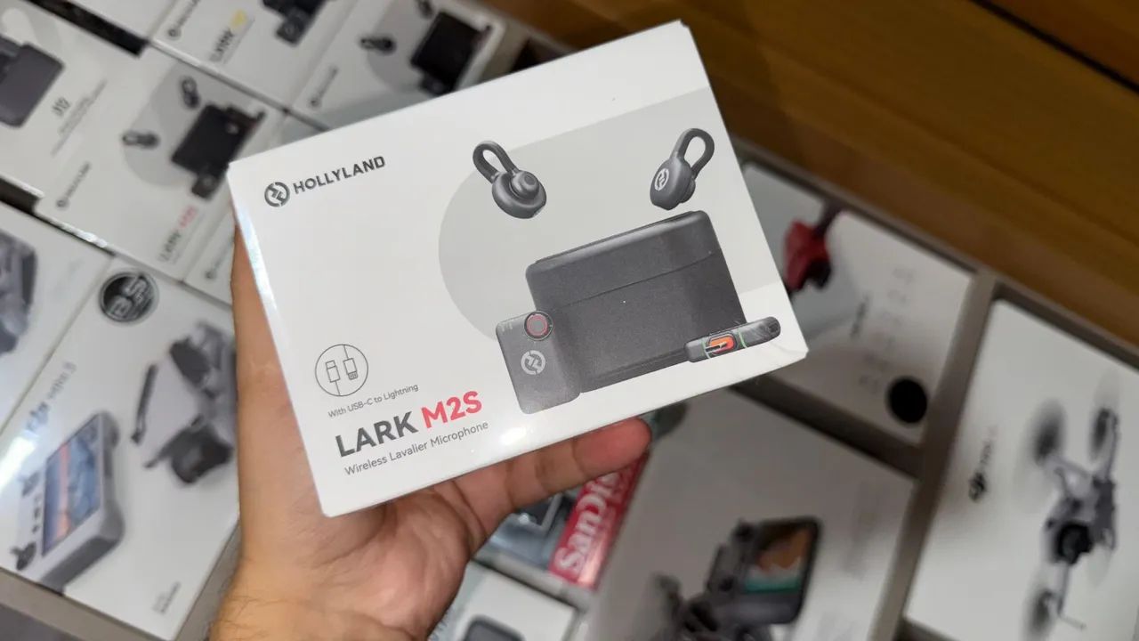 Microfone Hollyland Lark M2S Combo Promoção só 1 unidade 