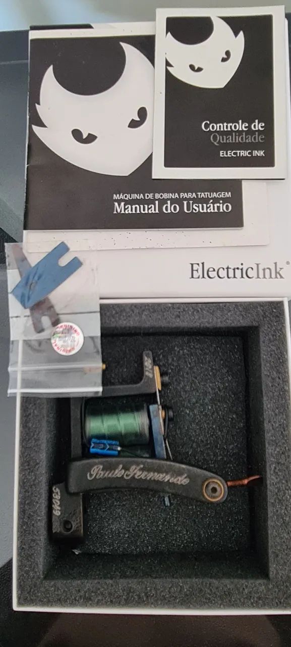 Máquina tatuagem bobina Electric Ink Paulo Fernando Bulldog Shader - Foto 3