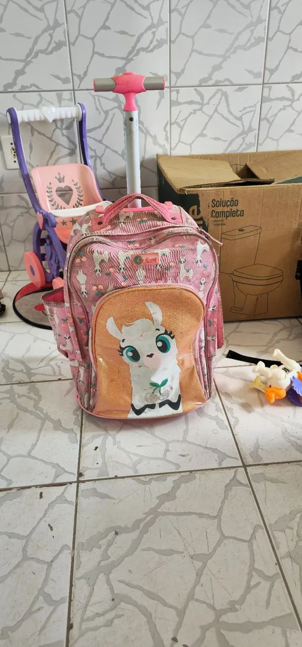 Mochila Infantil Puket Unicórnio - Foto 3