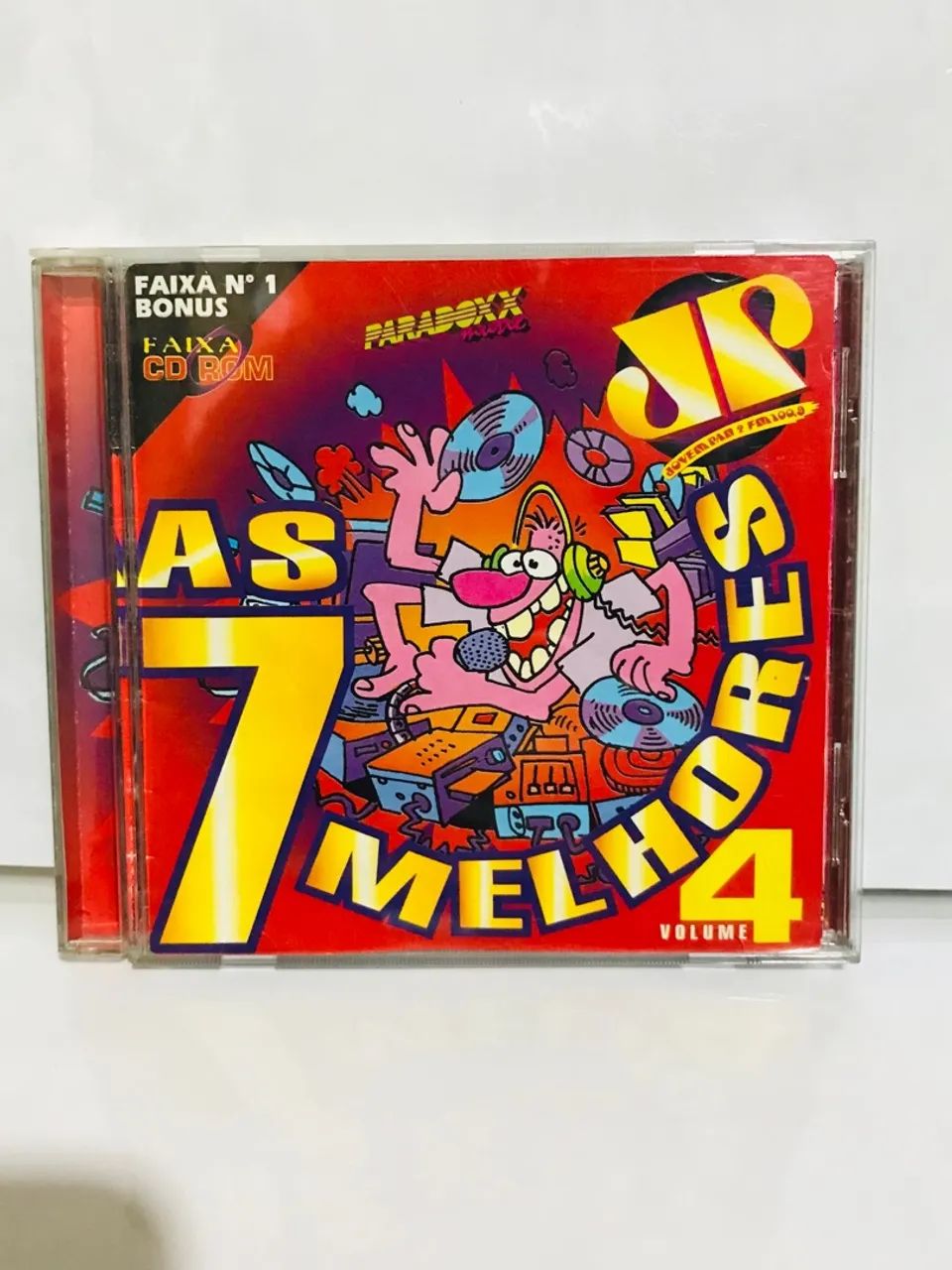 Cd original As 7 Melhores Jovem Pan Sat Vol.4-1996