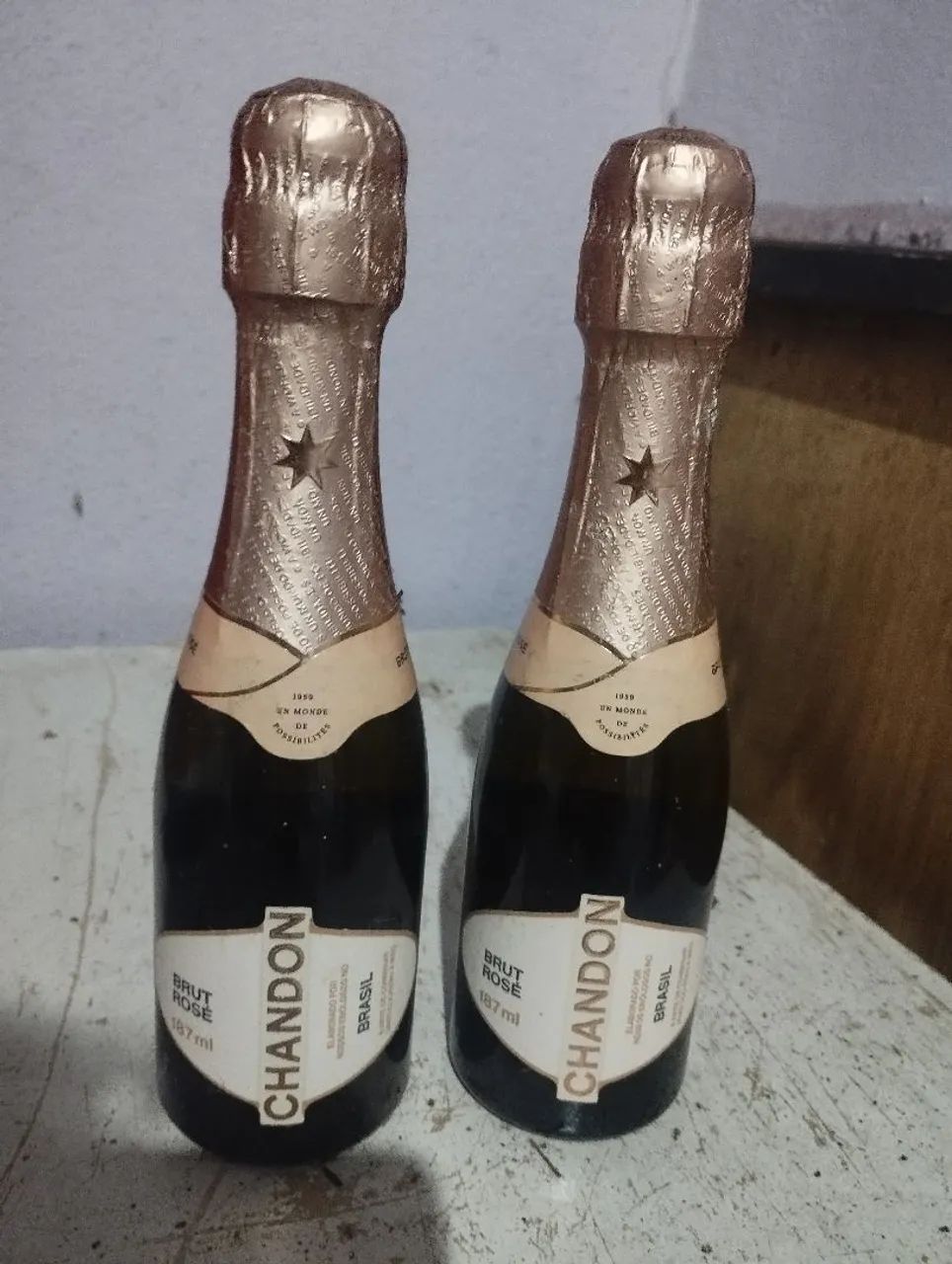 2 Garrafas de Champanhe Chandon Brut Rosé - Foto 2