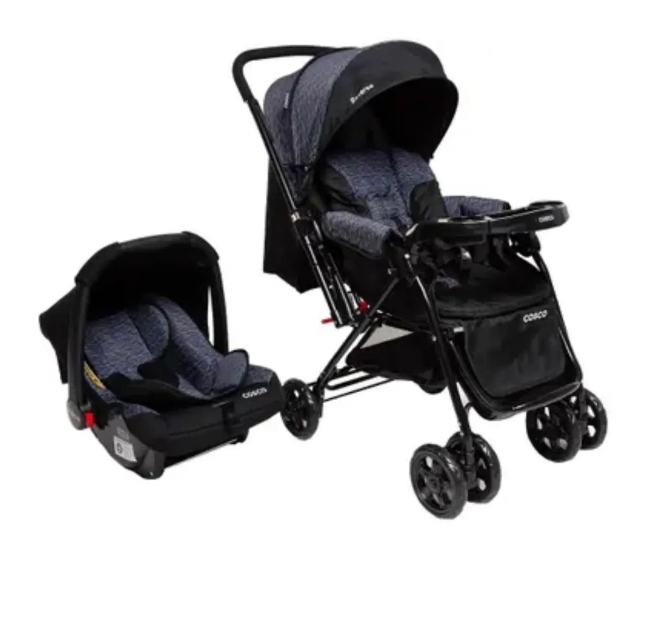 Carrinho de bebê + bebê conforto