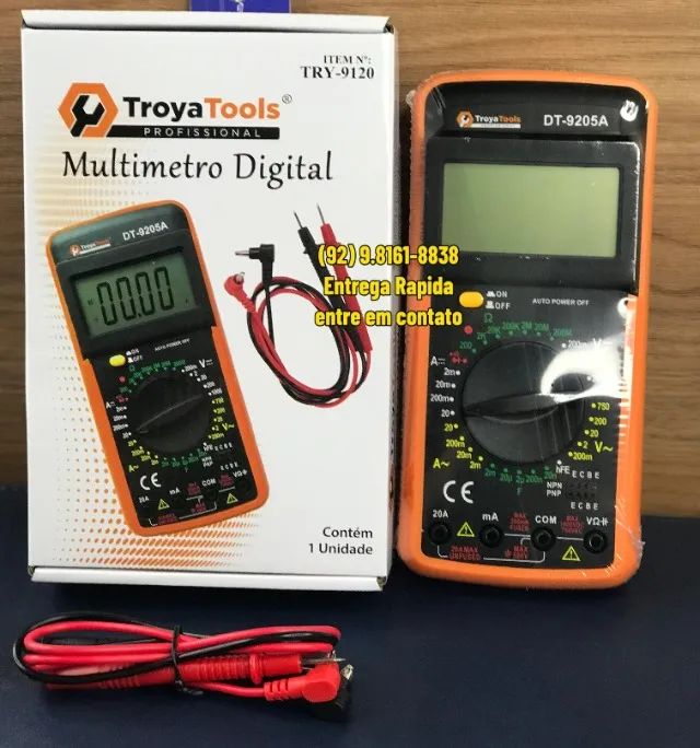 Multimetro DIgital com Bip Sonoro  Tecnologia de Desligamento Automatico - Foto 6
