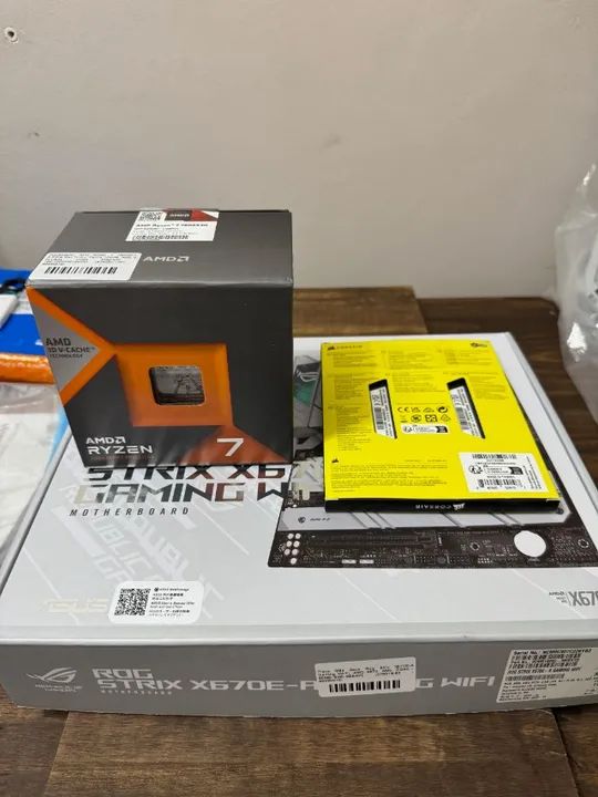 R7 7800X3D + Asus ROG X670e-a + 32GB 6000mhz CL30 - Foto 2