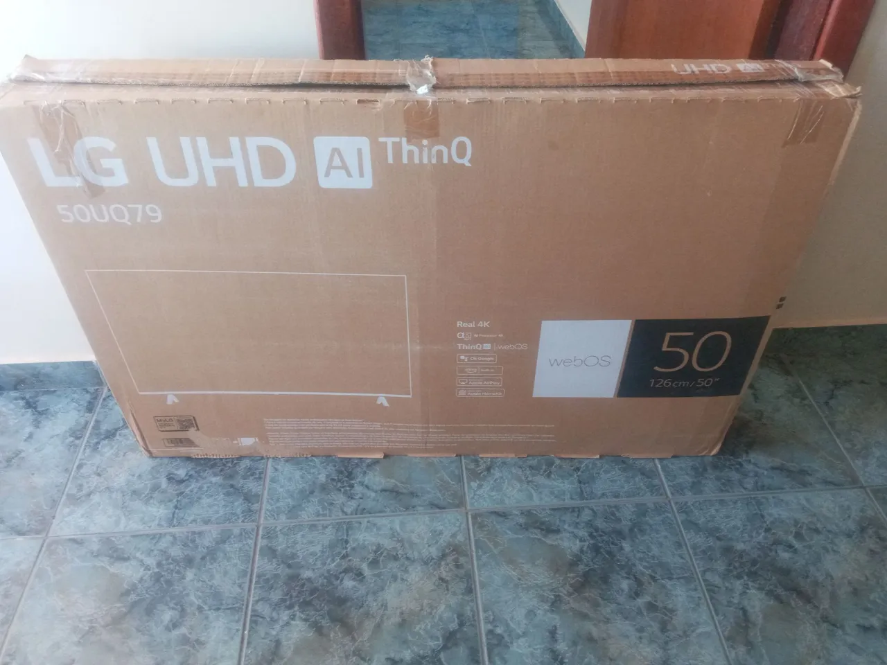 TV LG UHD AI ThinQ 50" 4K - Nova na Caixa