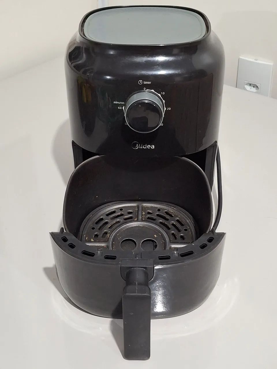 Fritadeira Elétrica Air Fryer Midea 3 litros 1350w 220v - Foto 2