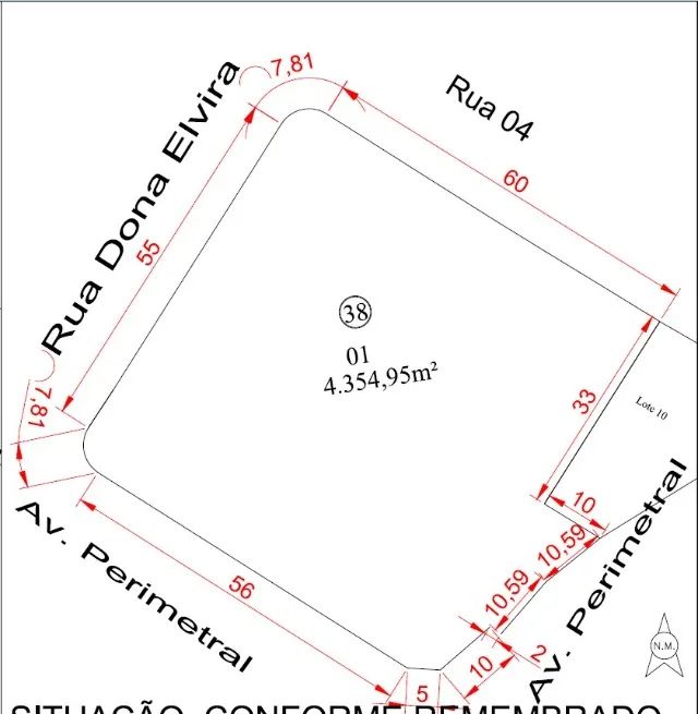 Quadra 38 do São Carlos - 4.354,95 m². Avenida Dona Elvira - Foto 7