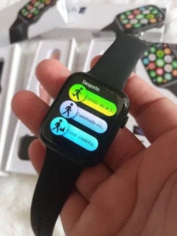 Smartwatch gamer Iwo X16? jogos/Watch Faces HD 3d?Ligações?Modo esportivo?TRoca pulseiras - Foto 6