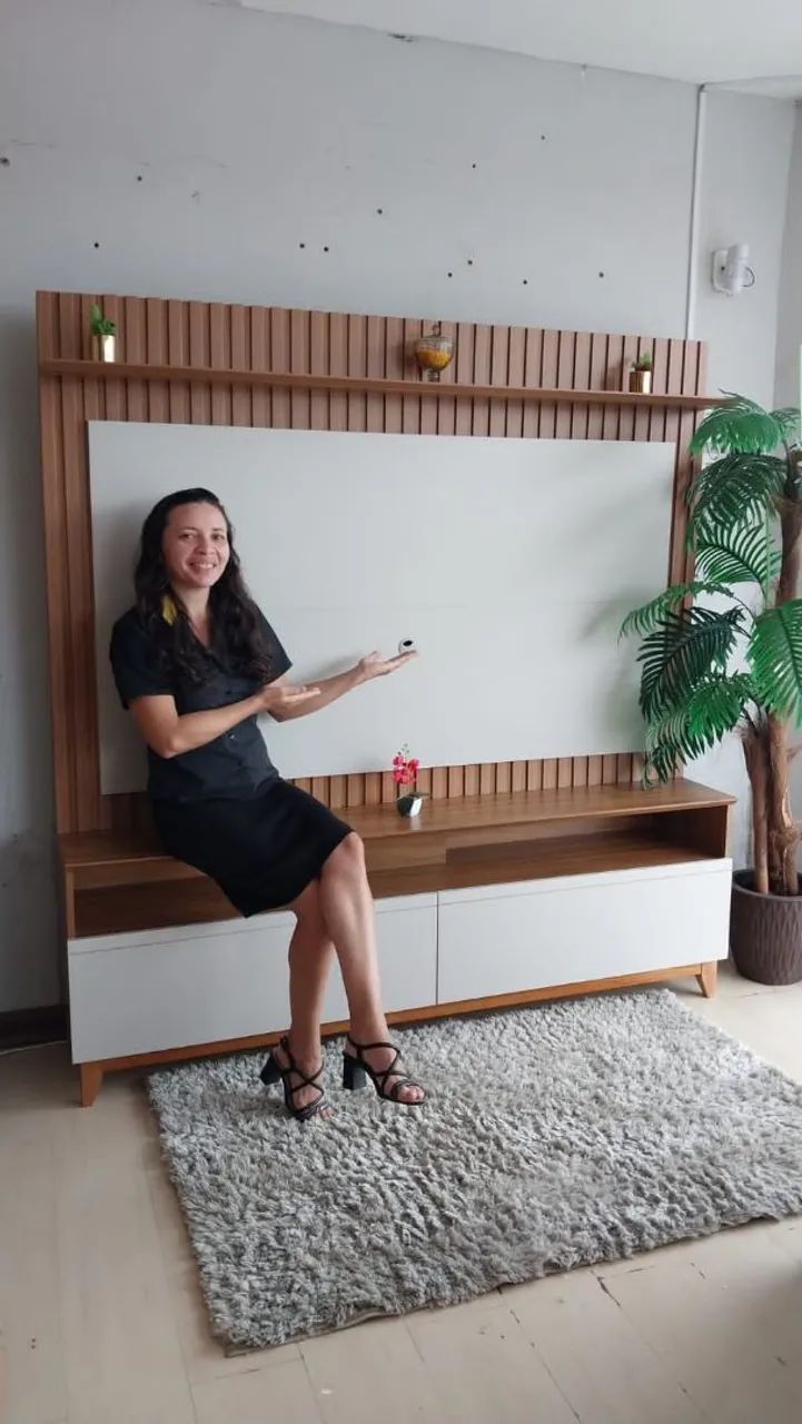 Rack para TV com design moderno e elegante