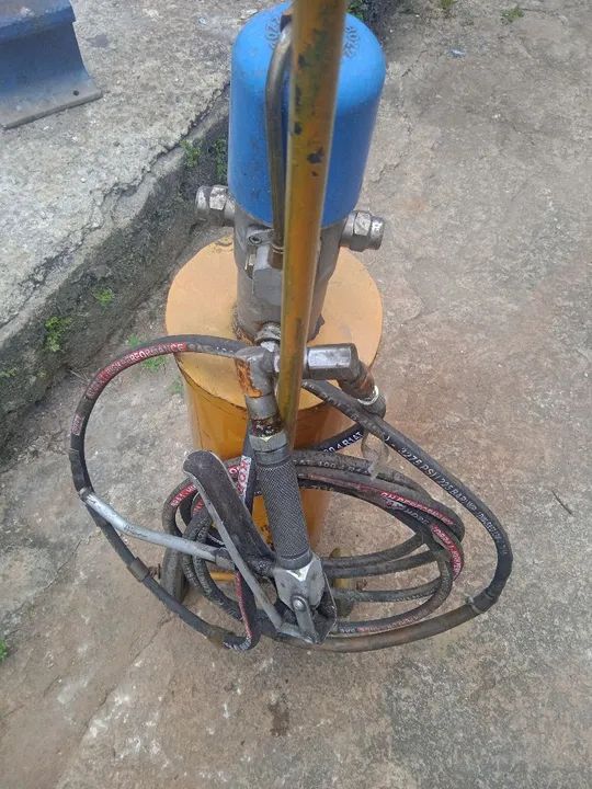 Bomba de graxa pneumática propulsora  - Foto 2