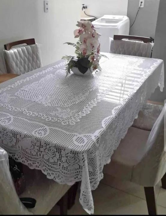 Toalha de mesa em Renda. Tudo em saldão!!! - Foto 3
