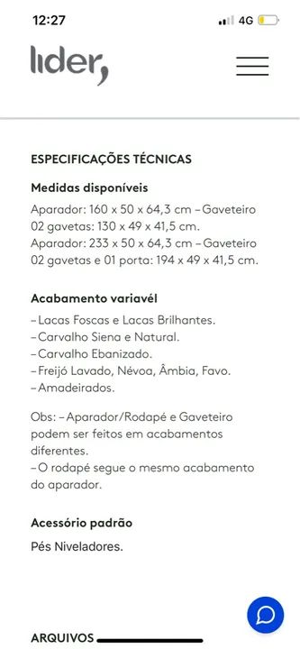 Rack de TV moderno em madeira - Foto 4