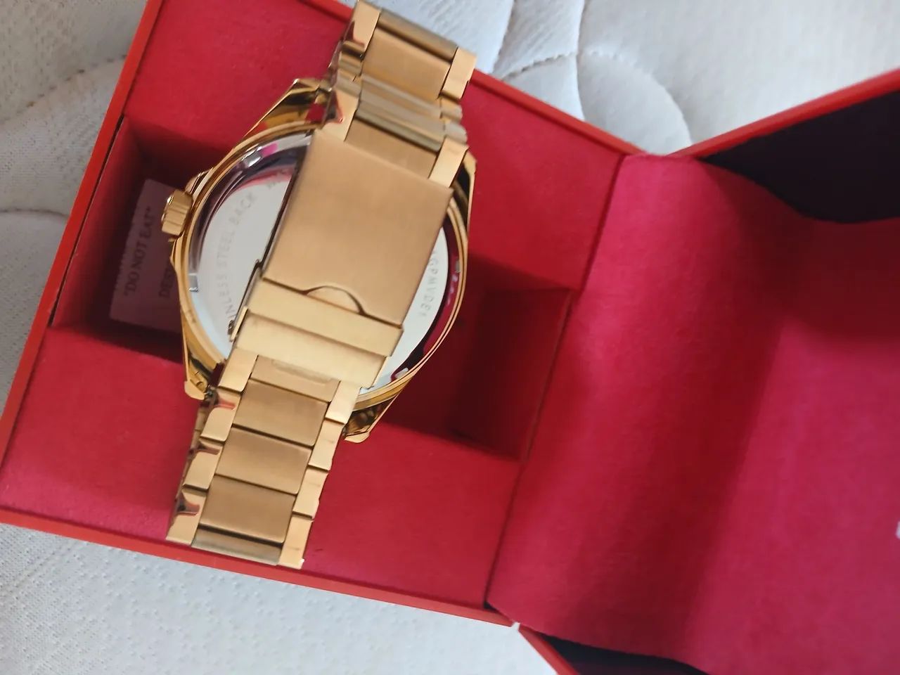 Relógio Mondaine Dourado - Foto 2