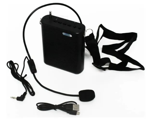 Kit Professor Aparelho Amplificador de Voz Megafone Grasep D-K595 Potente Sala De Aula - Foto 3