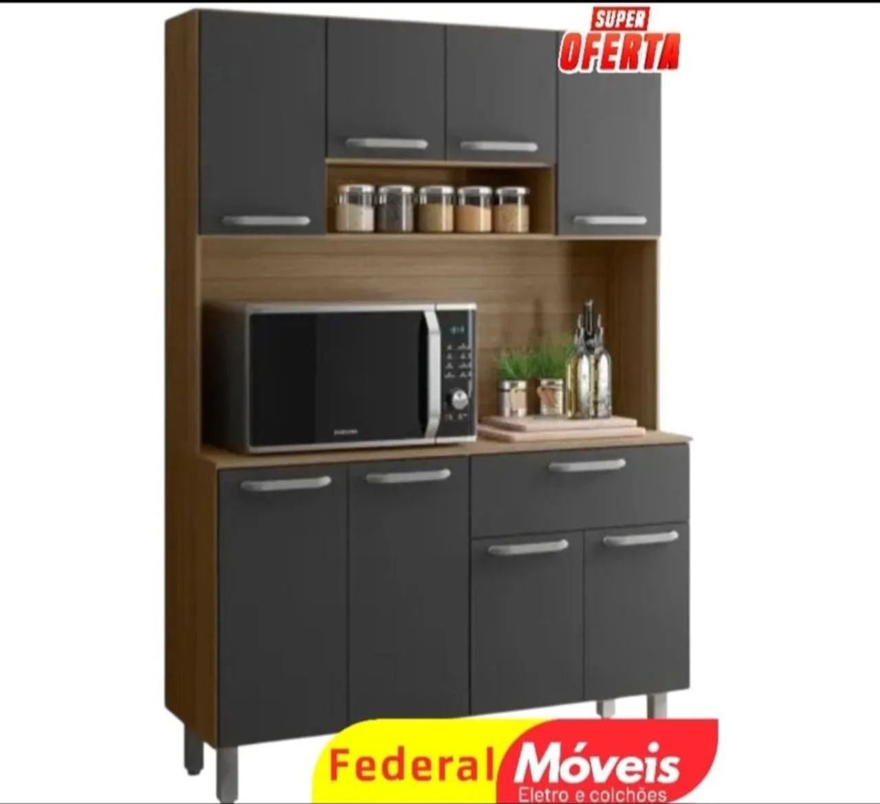 Armário para Cozinha 1,20cm - Novo, Prático e Elegante!