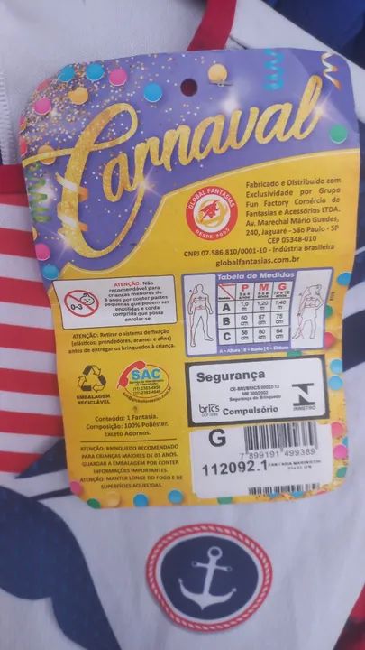 Fantasias do Marinheiro  - Foto 4