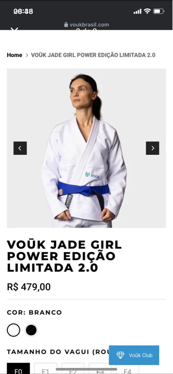 Kimono Vouk jade R$230