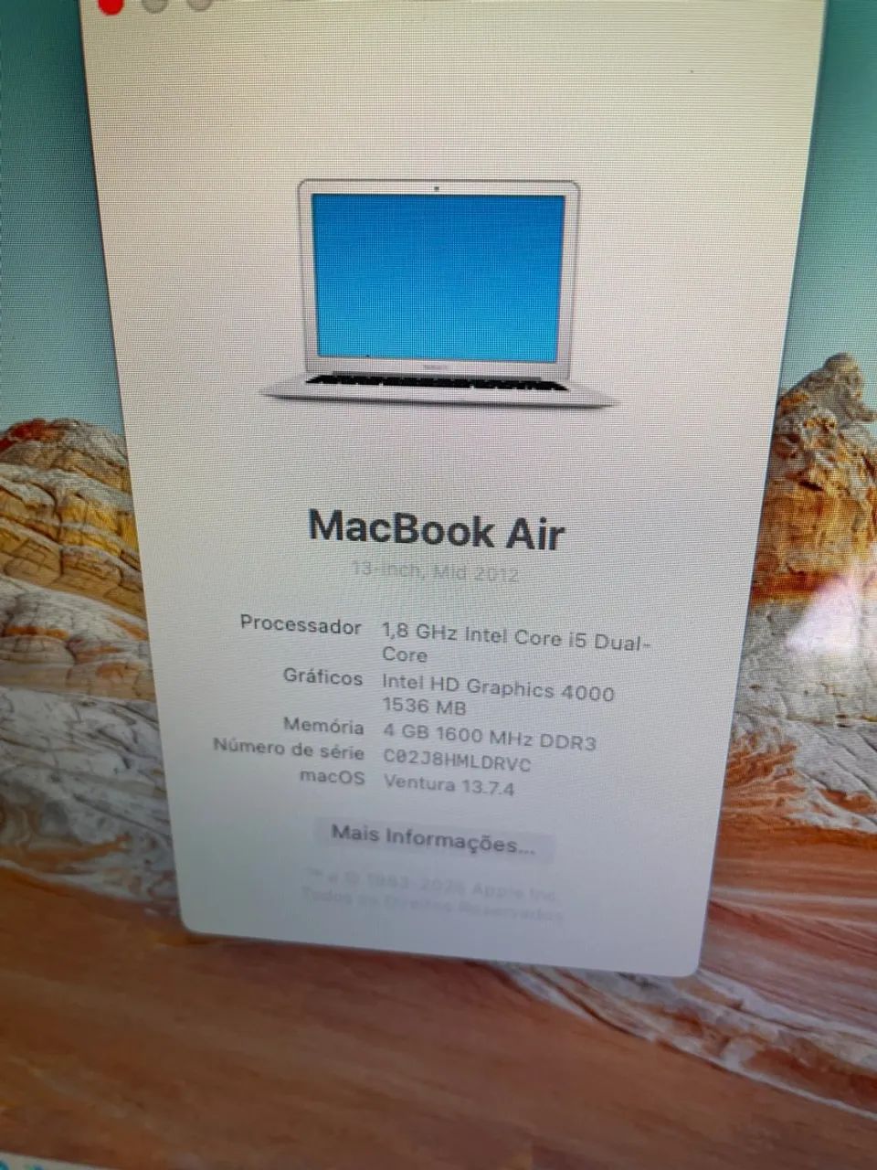 MacBook Air 2012, I5, 4Gb RAM, 256HD - Foto 4