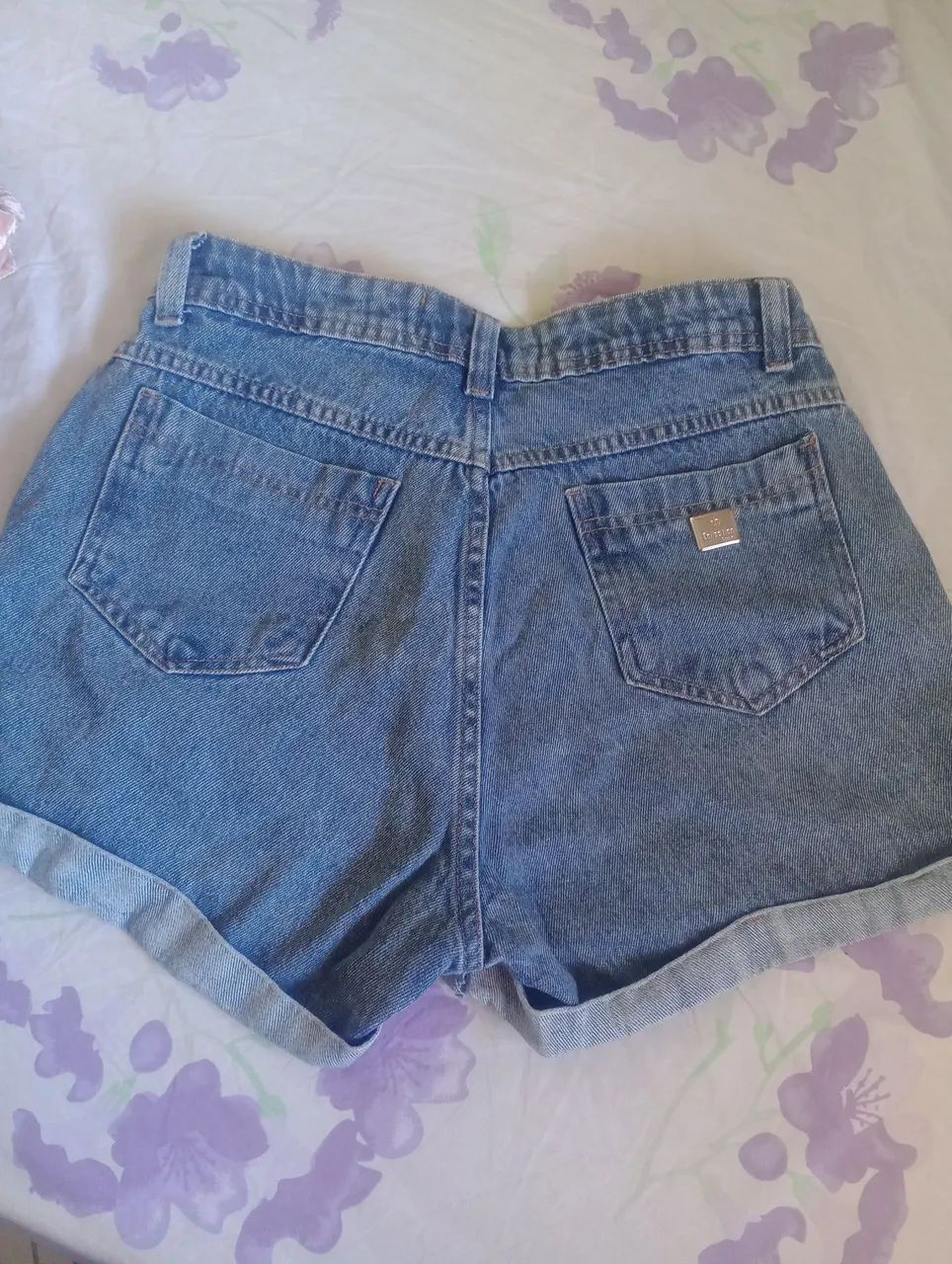 Short Jeans Azul Claro n 40 novo viu - Foto 2